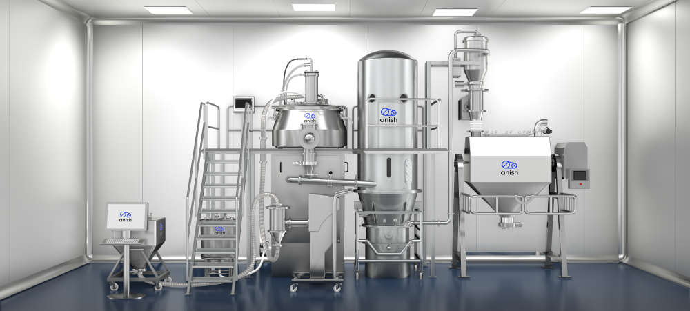 anish modern granulation line - Anish Pharma